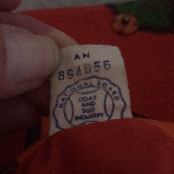 Paul R. Nissen vintage union made bold floral pattern lined jacket - Picture 6 of 6